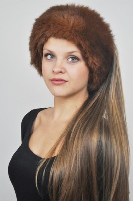 Possum fur headband - Fur collar